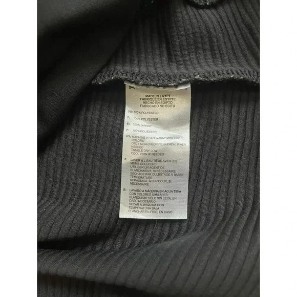 Adidas Golf Essential Women's Ribbed Jacket Textured Black Long Sleeve Sz L - Picture 10 of 11